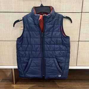 Gap Kids Recycled Nylon Fit Tech Reversible Vest Puffer